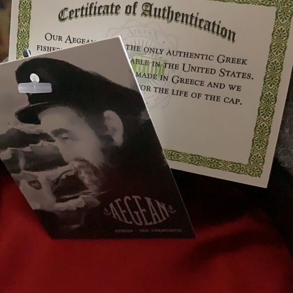 Fisherman NWT Greek hat size 56-7 gray - Picture 9 of 13